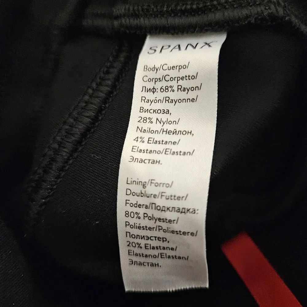 Spanx Women's Pull On Pants Black Size Medium Stretch  Shapewear‎